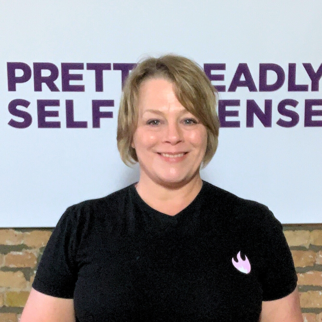 Susie Kahlich of Pretty Deadly Self Defense smiling at the camera
