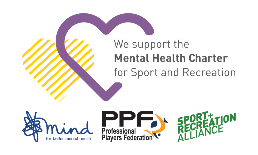 We support the Mental Health Charter for Sport and Recreation