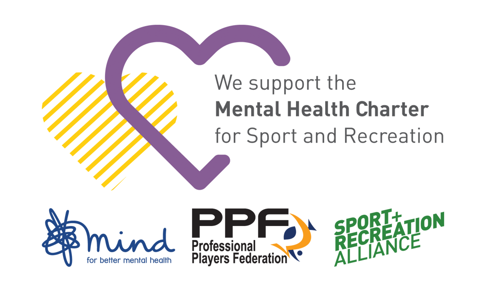 We support the Mental Health Charter for Sport and Recreation