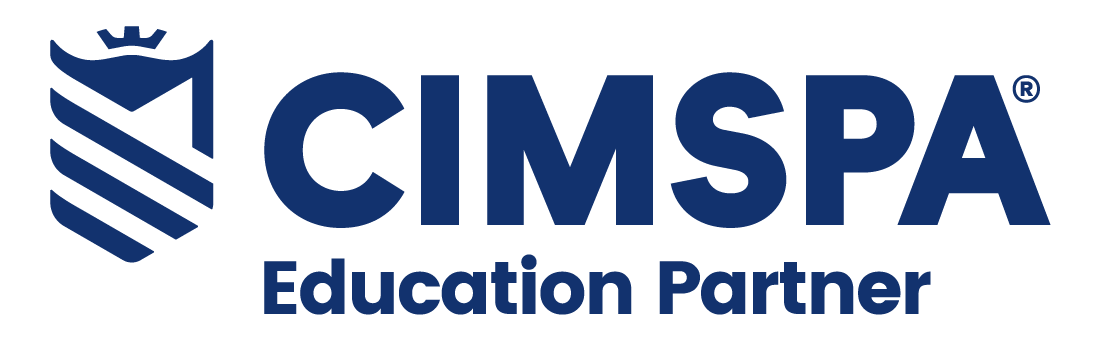 CIMSPA Registered - Education Partner Navy.png