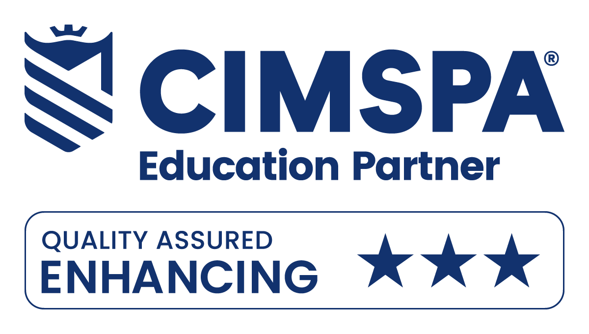 CIMSPA Quality Assurance Logo 3-star Enhancing NAVY.png
