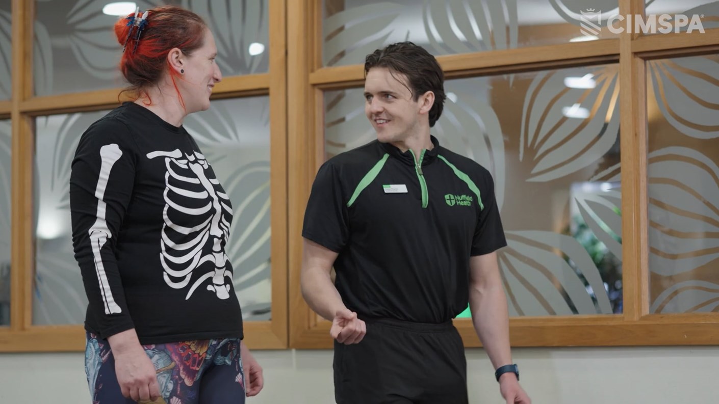 Conor O'Hanlon speaking to a client