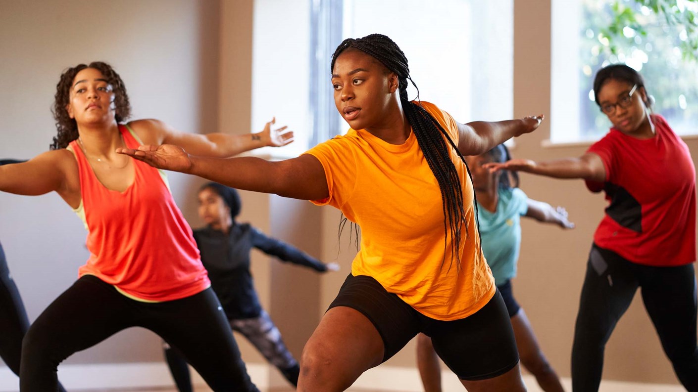 exercise class yoga