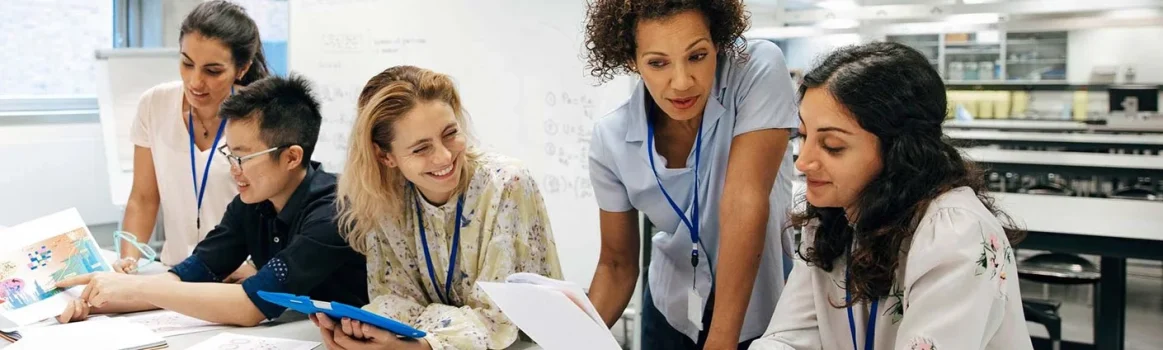 Group of FE college students